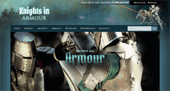 Desktop Screenshot of knightsinarmour.com